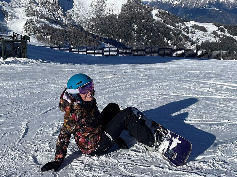 Denisa Nesvačilová a její pády na snowboardu